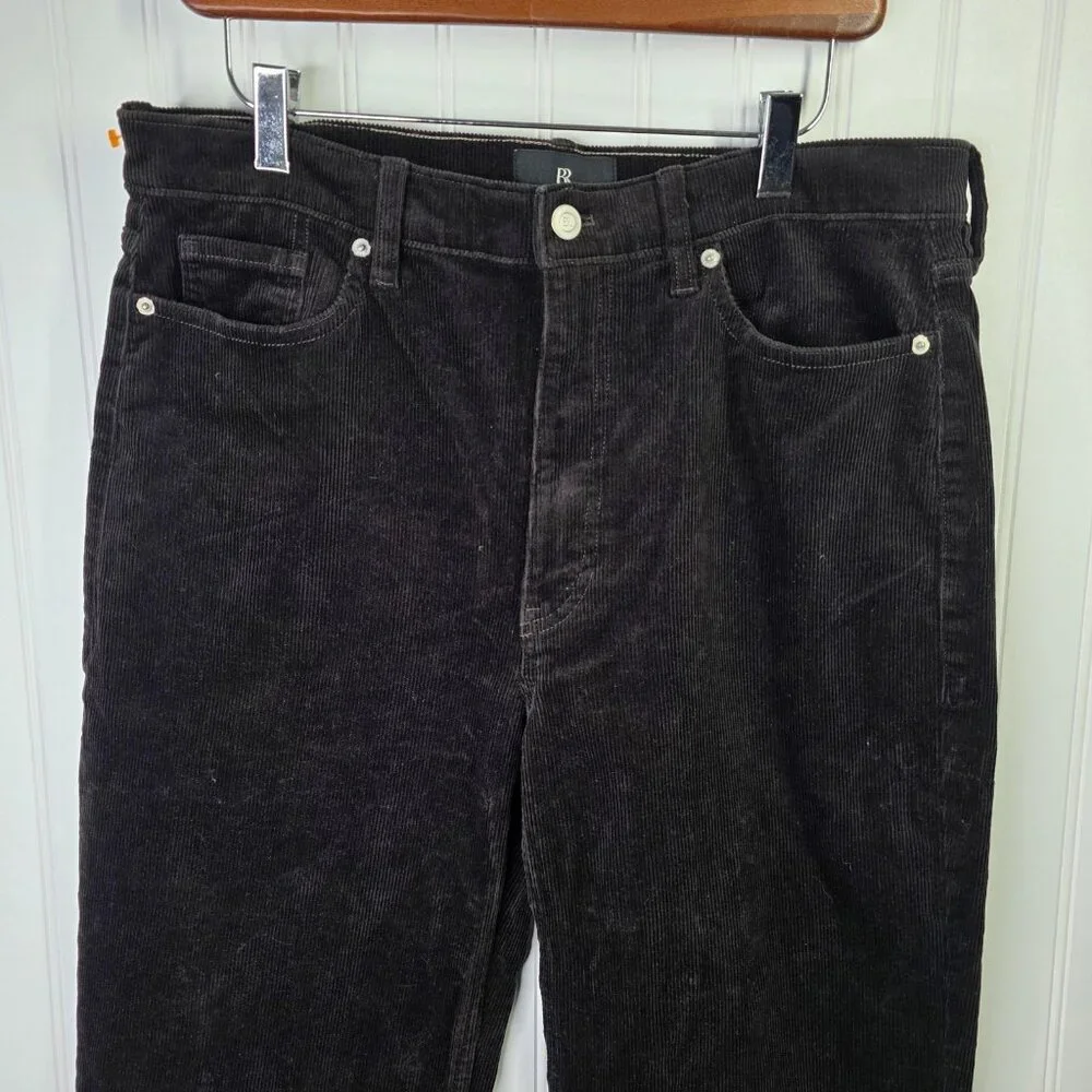 Banana Republic Corduroy Pants Mens 31x30 Brown Wide Leg Relaxed Stretch Jeans